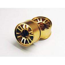 SQUARE Alu Mini-Z Wheel off set 0 Gold Wide WAG-100