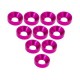 Aluminium M3 Countersink Washer (10 Pcs) Pink 3RAC-WC3/PK