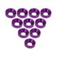 Aluminium M3 Countersink Washer (10 Pcs) Purple 3RAC-WC3/PU