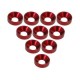Aluminium M3 Countersink Washer (10 Pcs) Red 3RAC-WC3/RE