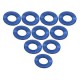 Aluminium M3 Flat Washer 0.5mm (10 Pcs) Blue 3RAC-WF305/BU
