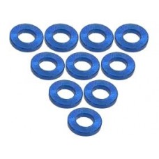 Aluminium M3 Flat Washer 1.0mm (10 Pcs) Blue 3RAC-WF310/BU