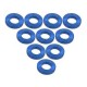 Aluminium M3 Flat Washer 1.0mm (10 Pcs) Blue 3RAC-WF310/BU