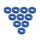 Aluminium M3 Flat Washer 1.5mm (10 Pcs) Blue 3RAC-WF315/BU