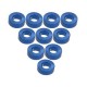 Aluminium M3 Flat Washer 2.0mm (10 Pcs) Blue 3RAC-WF320/BU
