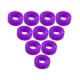 Aluminium M3 Flat Washer 2.0mm (10 Pcs) Purple 3RAC-WF320/PU