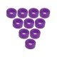 Aluminium M3 Flat Washer 2.5mm (10 Pcs) Purple 3RAC-WF325/PU
