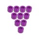 Aluminium M3 Flat Washer 4.0mm (10 Pcs) Purple 3RAC-WF340/PU