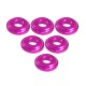 Shock Tower Shim M8 x 2mm (6pcs) Purple 3RAC-WFS820/PU