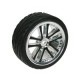 3 RACING TAMIYA M04L 1/10 5 Dual Spoke Rim & Tyre Set On Road WH