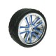 3 RACING TAMIYA M04L 1/10 5 Dual Spoke Rim & Tyre Set On Road WH