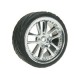 3 RACING TAMIYA M04L 1/10 5 Dual Spoke Rim & Tyre Set On Road WH