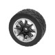 WH-05/BL 1/10 8 Spoke Wheel & Tyre Set M-Chassis Series (4pcs)-