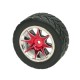 WH-05/RE 1/10 8 Spoke Wheel & Tyre Set M-Chassis Series (4pcs)-