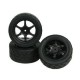 3 RACING TAMIYA GT01 6 Spoke Tyre Set WH-07/BL