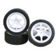 3 RACING TAMIYA GT01 6 Spoke Tyre Set WH-07/WI