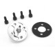 Alum. Gear Adaptor Black cap plate WK1501