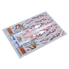 ATOMIC 1/10 Drift King Sticker (Red) Y--123