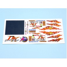 Mini-Car Sticker Sheet (Fire) - Gold Y--113-GD