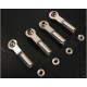 HOT RACING HPI SAVAGE 7075 ALLOY TIE ROD ENDS 4PCS S