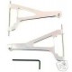 HOT RACING TRAXXAS REVO SILVER FRONT UPPER ARM