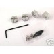 HOT RACING TRAXXAS REVO SILVER ALLOY HEX WHEEL HUB