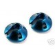 HOT RACING TRAXXAS REVO JATO BLUE SPRING RETAINERS (2)