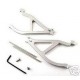 HOT RACING TRAXXAS REVO SILVER REAR UPPER ARM