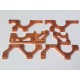 XT-8065G CNC 7075 T6 Gear Box set (Orange) For Xray T3 2012 6pcs