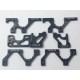 XT-8065K CNC 7075 T6 Gear Box set (Black) For Xray T3 2012 6pcs