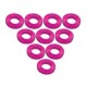Aluminium M3 Flat Washer 1.0mm (10 Pcs) - Pink 3RAC-WF310/PK