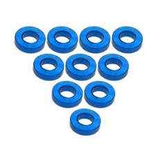 Aluminium M3 Flat Washer 1.5mm (10 Pcs) Light Blue 3RAC-WF315/LB