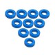 Aluminium M3 Flat Washer 1.5mm (10 Pcs) Light Blue 3RAC-WF315/LB