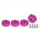 Wheel Adaptor (4mm) - Thick 3RAC-WX124/PK
