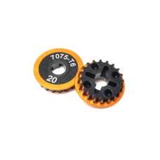 XT-4019 Alu 7075 T6 20T Middle Belt Pully For Xray T4