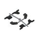 SAK-D108 Front & Rear Bulkhead Cover Set For Sakura D3