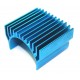 H378B BLUE ALUM. 540 Brushless Motor Heat Sink