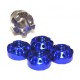 M4 BLUE Aluminium Locknut for Drift Car With Adapter H574BU