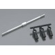 M05 Alum TB Steering Rod - Silver Turnbuckle 92236