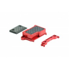 ALUMINUM 7075-T6 SERVO GEAR COVER W/ TOWER BAR (NARROW) XP-M03-C37