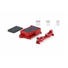 ALUMINUM 7075-T6 SERVO GEAR COVER W/ WIDE SUSPENSION MOUNT SET (S.M.S) XP-M03-C38-V2
