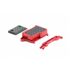 ALUMINUM 7075-T6 SERVO GEAR COVER W/ TOWER BAR (WIDE) XP-M03-C38