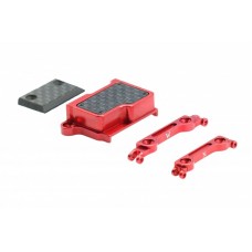 ALUMINUM 7075-T6 SERVO GEAR COVER W/ TOWER BAR (NARROW & WIDE) XP-M03-C39