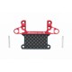 ALUMINUM 7075-T6 FRONT LOWER ARM SET W/ CARBON FIBER COVER PLATE XP-M03-FLS-W
