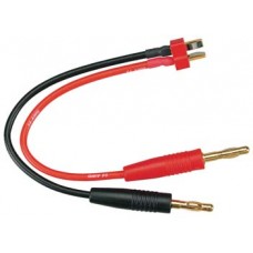 Great Planes Charge Lead Banana Plugs/Deans Male Ultra