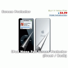 Clarivue Screen Protector for iPod nano Full Cover
