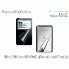 Clarivue Screen Protector for iPod Video G5 Full Cover