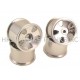 HOT RACING TEAM LOSI MICRO T 6 SPOKE SILVER ALLOY WHEEL