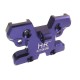 HOT RACING TEAM LOSI MINI LST BLUE ALLOY BULKHEAD PLATE PIN LOCK