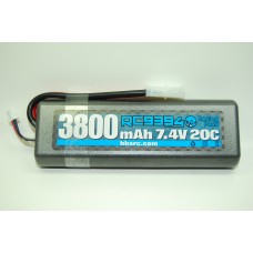 RC9394 3800mah 7.4V 20C Hard Case Lipo Battery RC3800RP-2S
